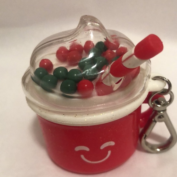 NWOT Bath & Body Works Pocketbac holder. Mug with straw & beads that rattle. - Picture 3 of 6
